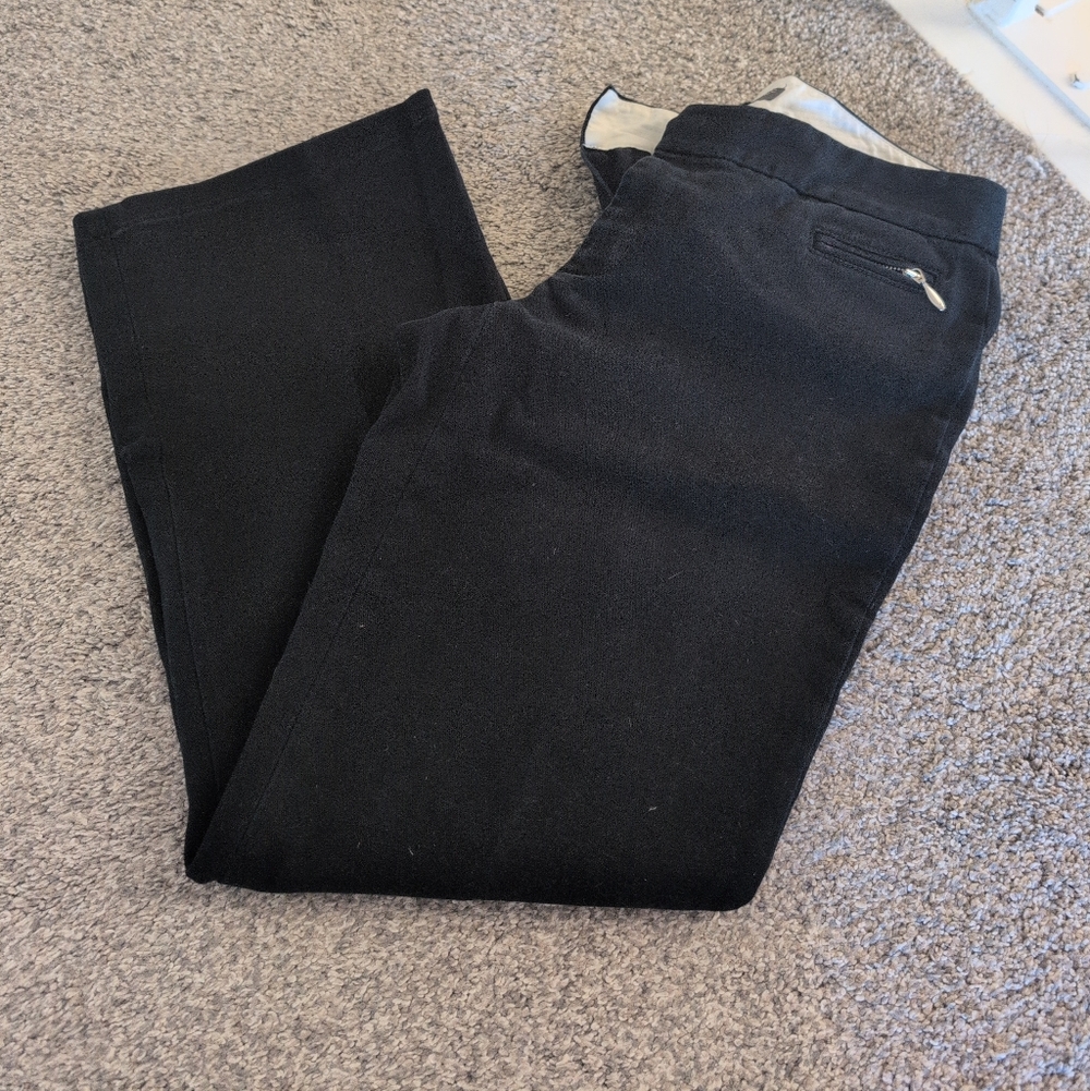Banana Republic BR Black Pants with Zipper Pocket